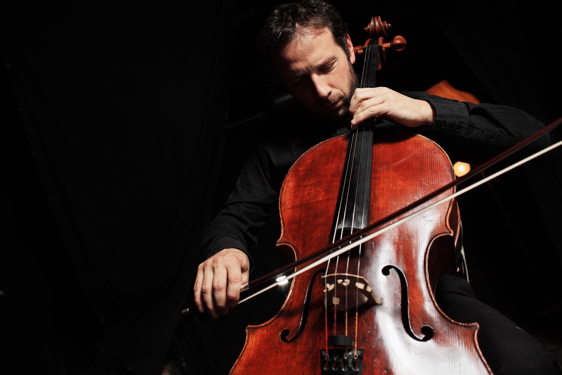 Man playing cello